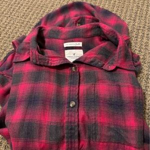 American Eagle boyfriend fit shirt, size M.